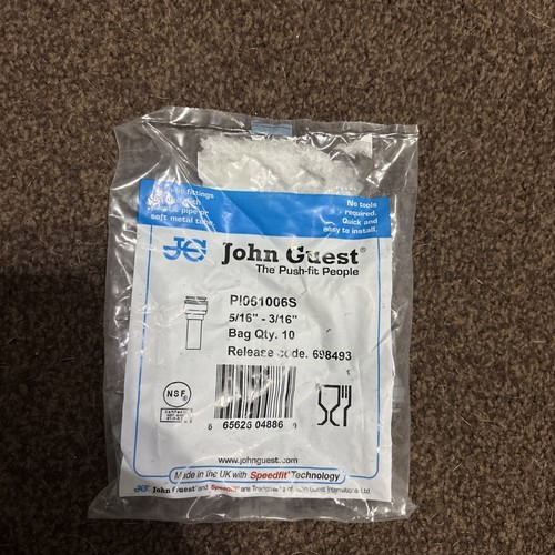 John guest beer fittings - john,