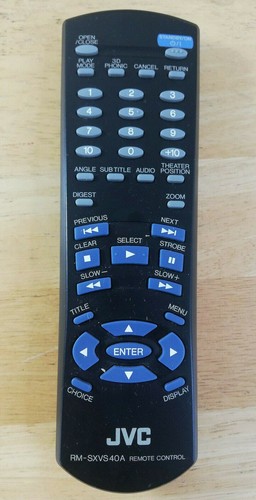 Jvc sxvs40a dvd - rm-sxvs40a,