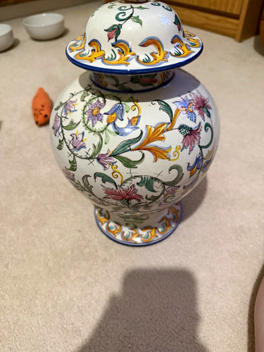 Art paiva floral glazed - art,