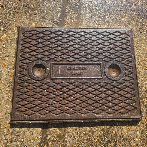 Cast iron manhole cover - cast,