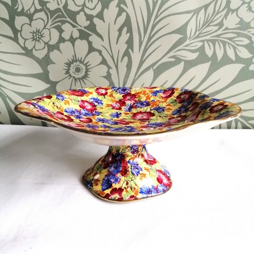 1930s chintz pedestal - pedestal, bom
