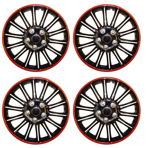 Set black red wheel - set, 4