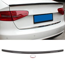 Fits Audi A4 B8.5 2012-2015 Rear Trunk Boot Lip Spoiler S4 Style Gloss Black