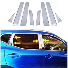 Chrome Door Pillar Trim 8 pcs