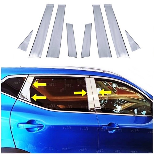 Chrome door pillar - door,