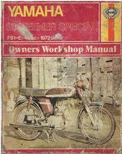 YAMAHA FS1-E MOPED (1972-74) OWNERS WORKSHOP MANUAL