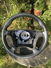 Genuine Mercedes Benz E55 W210 AMG black leather steering wheel
