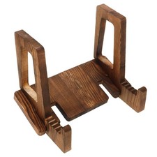 Natural Wooden Recipe Book Stand for Kitchen and Home Use Sturdy Design