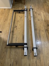 Vanguard 3 ULTI Bar Roof Rack Set With Rear Roller for Vauxhall Combo 