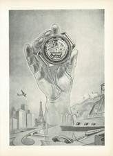 1940s vintage ogival watch - watch, mid