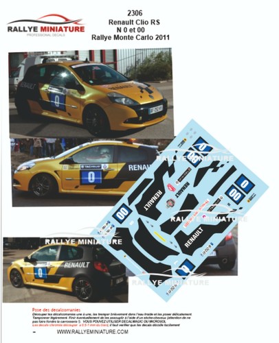 Decals ref 2306 renault - ref,