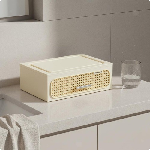 Rattan drawer box versatile - rattan,