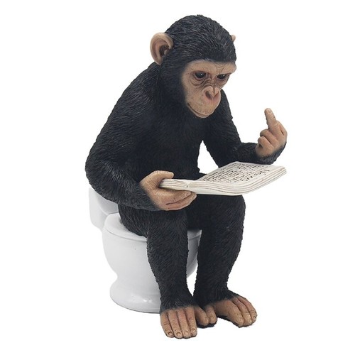 Cheeky monkey reading the - monkey, on