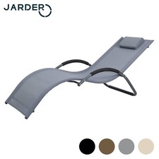 Jarder Lightweight Aluminium Sun Lounger Sun Bed Garden Patio Resort Quality