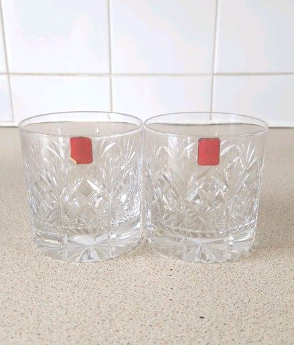 Lovely pair tudor crystal - of,