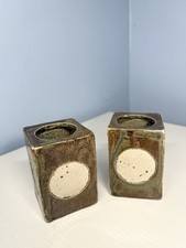 TWO Ceramic Flower Brick
