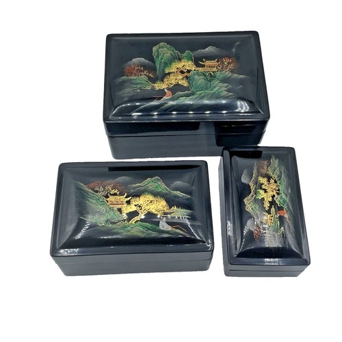 Vintage chinese black - chinese, lacquer