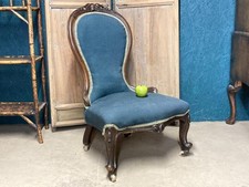 A GOOD VICTORIAN SPOON BACK