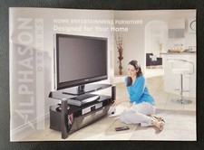 ALPHASON 2008 TV Television Stand Product Range Catalogue Brochure Book Booklet