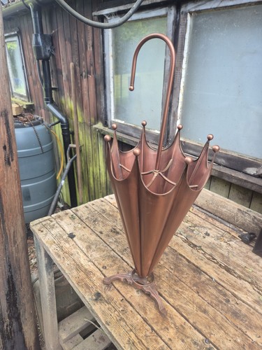 Brushed copper footed - copper, 3