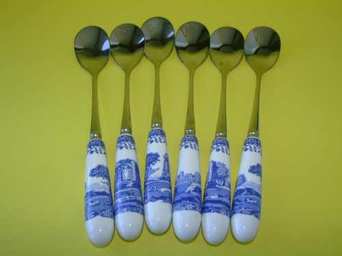 Set six spode blue - a, of