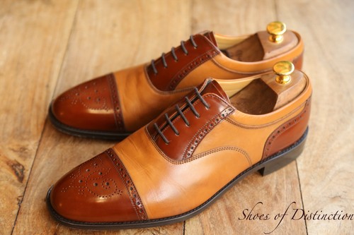 Loake two tone tan - loake,