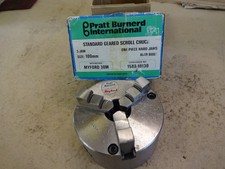 Myford 3 jaw chuck thread in body Pratt Burnerd ext. jaws only, no key