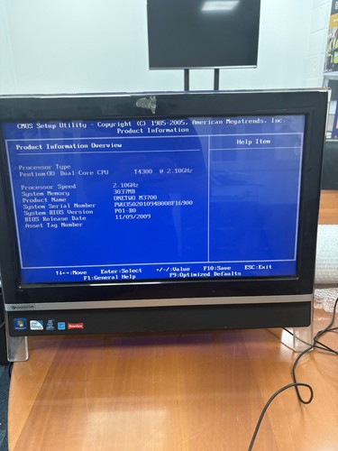 Packard bell onetwo m3700 - bell,