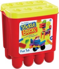 Stickle Bricks Fun Tub - Inspire Creativity and Motor Skills, Safe and... 
