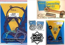 Suzuki LT 50 LTA Mitaka Bottom Engine Rebuild Kit Rod Mains Gasket Seal