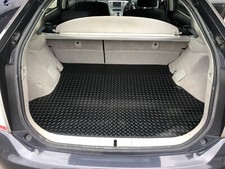 FITS TOYOTA PRIUS BOOT 2009-2015 TAILORED BLACK RUBBER BOOT MAT/LINER.