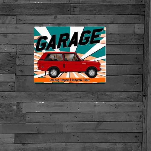 Personalised man cave metal - man,