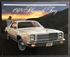 PLYMOUTH FURY USA 1978 Sales