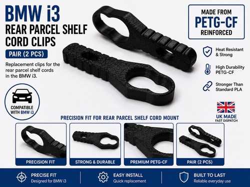Bmw rear parcel shelf - rear, cord