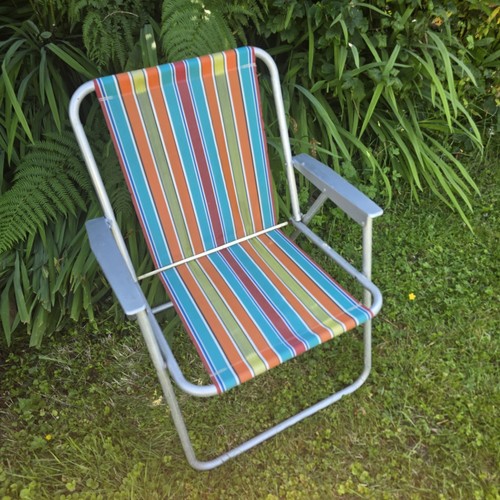 Vintage aluminium folding deck - folding,