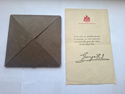 Wwi death memorial plaque - /,