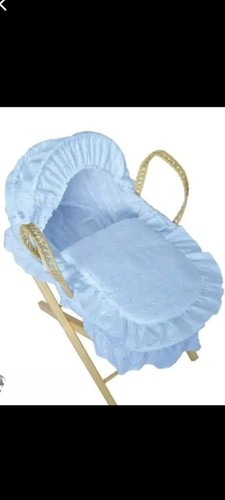 Dolls moses basket and stand - dolls,