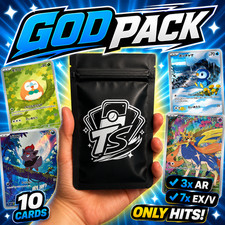 10 Pokemon Card GOD PACK - Art