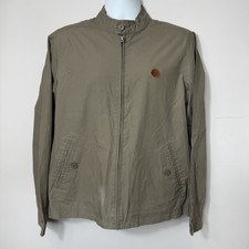 Pretty Green Jacket Mens Medium Green Mod Smock Gallagher Oasis Field Ska Chore