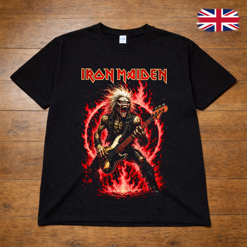 Iron maiden eddie flame - flame, bass