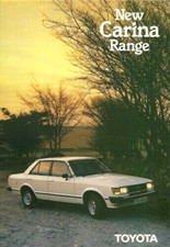 Toyota Carina 1980-1981 UK Market Foldout Sales Brochure 1600 DX Saloon Estate