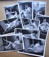 Smiling Pretty Directoire Knickers Model. Set of 9 x 1960's photos.  (Q)
