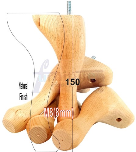 Replacement queen anne legs - 4,