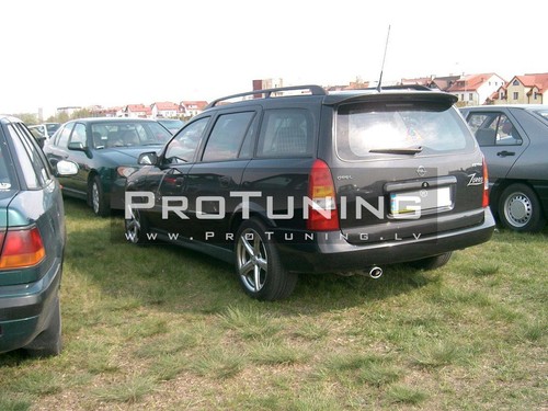 Rear door spoiler wing - door,