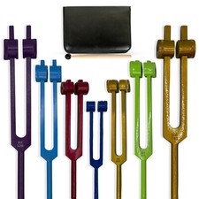7 Chakra Tuning Fork Set Sound Healing Meditation Mind Body Balancing Energy