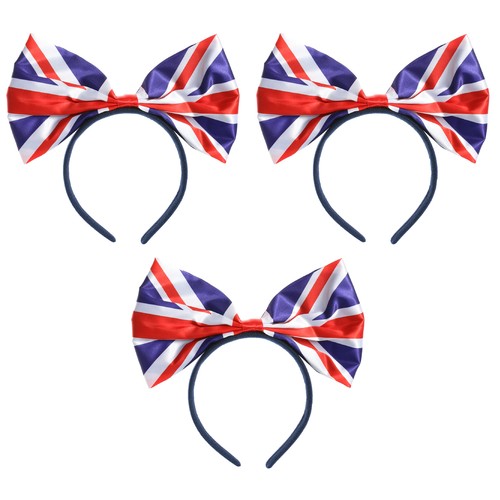 Union jack flag bow - flag, headband