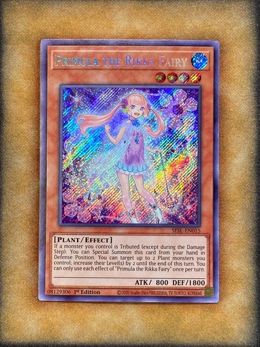 Yugioh primula the rikka fairy - yugioh,