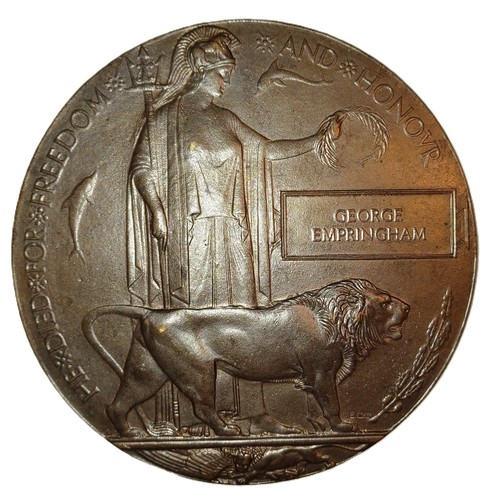Ww1 memorial plaque - ww1,