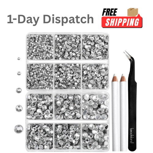 6736pcs hotfix rhinestones - 6736pcs,
