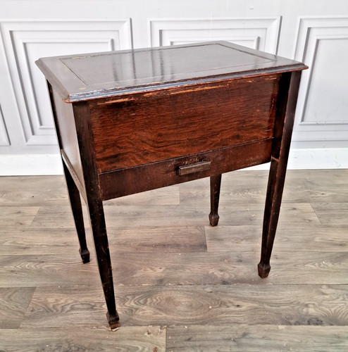 Vintage sewing storage - table,